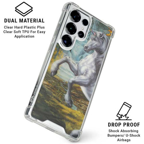 Unicorn of the Willow by Ed Beard Jr Galaxy S25 Ultra Clear Case