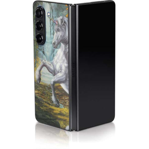 Unicorn of the Willow by Ed Beard Jr Galaxy Z Fold5 5G Skin