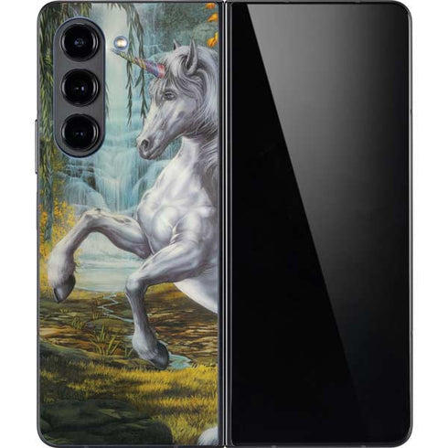 Unicorn of the Willow by Ed Beard Jr Galaxy Z Fold5 5G Skin