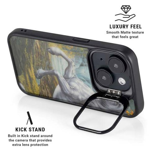Unicorn of the Willow by Ed Beard Jr iPhone 14 Plus Kickstand Case