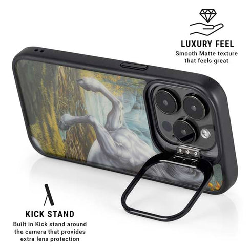 Unicorn of the Willow by Ed Beard Jr iPhone 14 Pro Kickstand Case