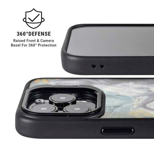 Unicorn of the Willow by Ed Beard Jr iPhone 15 Pro Kickstand Case