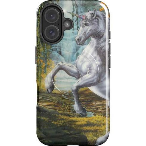 Unicorn of the Willow by Ed Beard Jr iPhone 16 Plus Magsafe Impact Case