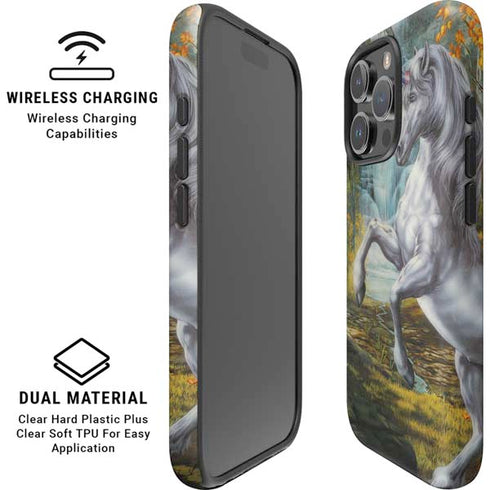 Unicorn of the Willow by Ed Beard Jr iPhone 16 Pro Magsafe Impact Case