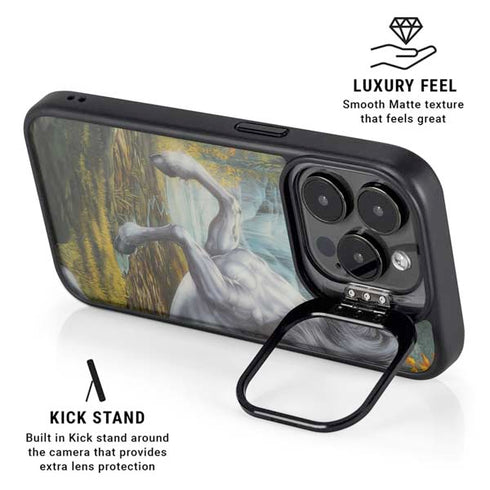 Unicorn of the Willow by Ed Beard Jr iPhone 16 Pro Max Kickstand Case