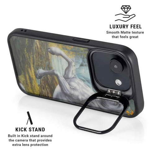 Unicorn of the Willow by Ed Beard Jr iPhone 16e Kickstand Case
