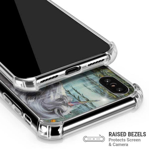 Unicorn of the Willow by Ed Beard Jr iPhone X/XS Clear Case