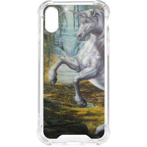 Unicorn of the Willow by Ed Beard Jr iPhone XS Clear Case