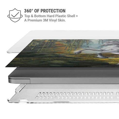 Unicorn of the Willow by Ed Beard Jr MacBook Pro 14in (2021-24) Case plus Skin
