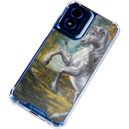 Unicorn of the Willow by Ed Beard Jr Moto G 5G (2024) Clear Case