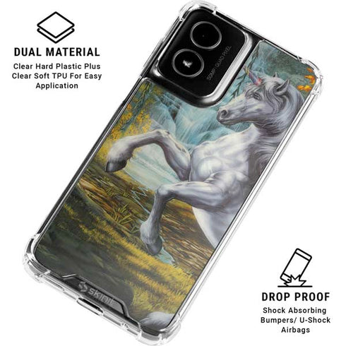 Unicorn of the Willow by Ed Beard Jr Moto G Power 5G (2024) Clear Case