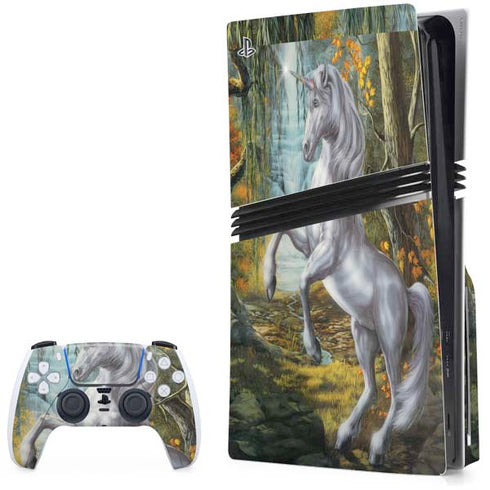 Unicorn of the Willow by Ed Beard Jr PS5 Pro Disk Bundle Skin