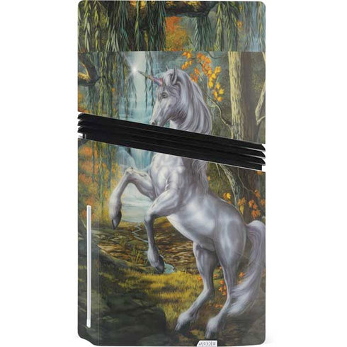 Unicorn of the Willow by Ed Beard Jr PS5 Pro Disk Console Skin