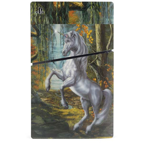 Unicorn of the Willow by Ed Beard Jr PS5 Slim Digital Edition Console Skin