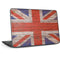 United Kingdom Flag Dark Wood HP Chromebook Skin