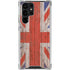 United Kingdom Flag Dark Wood Galaxy S23 Ultra Clear Case