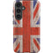 United Kingdom Flag Dark Wood Galaxy S25 Impact Case