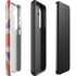 United Kingdom Flag Dark Wood Galaxy S25 Impact Case
