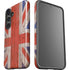 United Kingdom Flag Dark Wood Galaxy S25 Impact Case