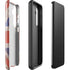 United Kingdom Flag Dark Wood Galaxy S25 Plus Impact Case