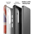 United Kingdom Flag Dark Wood Galaxy S26 Plus Impact Case