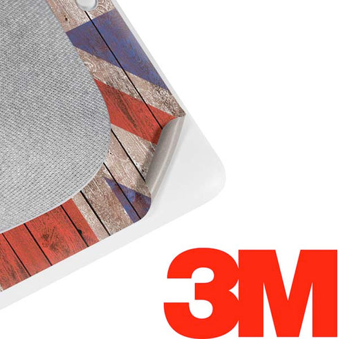 United Kingdom Flag Dark Wood Google Home Hub Skin