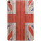 United Kingdom Flag Dark Wood iPad Skins