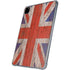 United Kingdom Flag Dark Wood iPad Pro 11in (2024) Clear Case