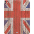United Kingdom Flag Dark Wood iPad Pro 13in M4 (2024) Skin