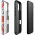 United Kingdom Flag Dark Wood iPhone 16 Impact Case