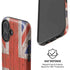 United Kingdom Flag Dark Wood iPhone 16 Magsafe Impact Case