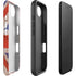 United Kingdom Flag Dark Wood iPhone 16e Impact Case