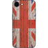 United Kingdom Flag Dark Wood iPhone 16e Skin