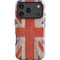 United Kingdom Flag Dark Wood iPhone 18 Pro Impact Case