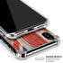 United Kingdom Flag Dark Wood iPhone X/XS Clear Case