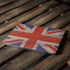 United Kingdom Flag Dark Wood Apple MacBook Air Skin