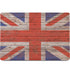 United Kingdom Flag Dark Wood MacBook Skins