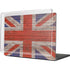 United Kingdom Flag Dark Wood MacBook Cases