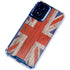United Kingdom Flag Dark Wood Moto G 5G (2024) Clear Case