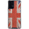 United Kingdom Flag Dark Wood Moto G Power 5G (2024) Clear Case