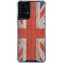 United Kingdom Flag Dark Wood Moto G Power 5G (2024) Clear Case