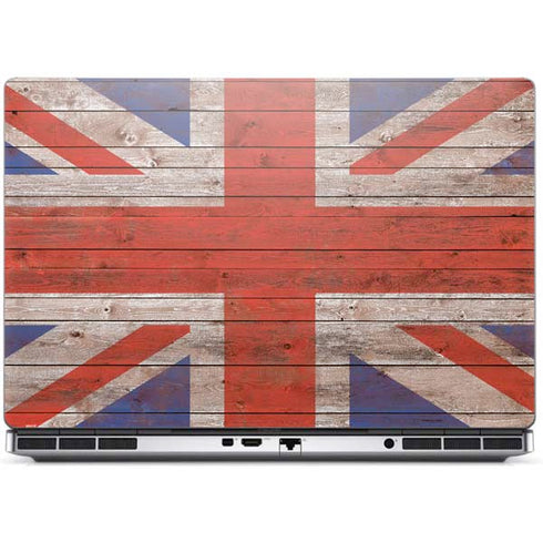 United Kingdom Flag Dark Wood Dell Precision Skin