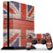 United Kingdom Flag Dark Wood PlayStation PS4 Skins