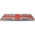United Kingdom Flag Dark Wood Laptop Skins