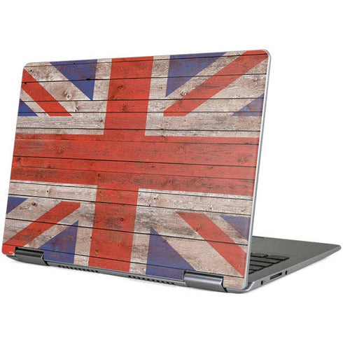 United Kingdom Flag Dark Wood Yoga 710 14in Skin