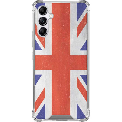 United Kingdom Flag Distressed Gabb Phone 4 Clear Case