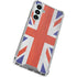 United Kingdom Flag Distressed Galaxy A16 5G Clear Case