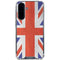 United Kingdom Flag Distressed Galaxy A36 5G Clear Case