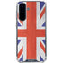 United Kingdom Flag Distressed Galaxy A36 5G Clear Case