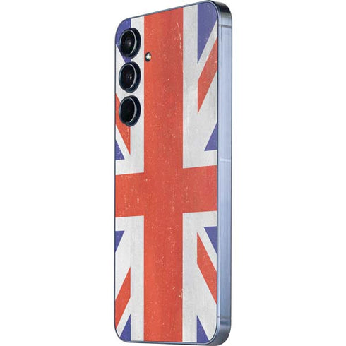 United Kingdom Flag Distressed Galaxy A55 5G Skin